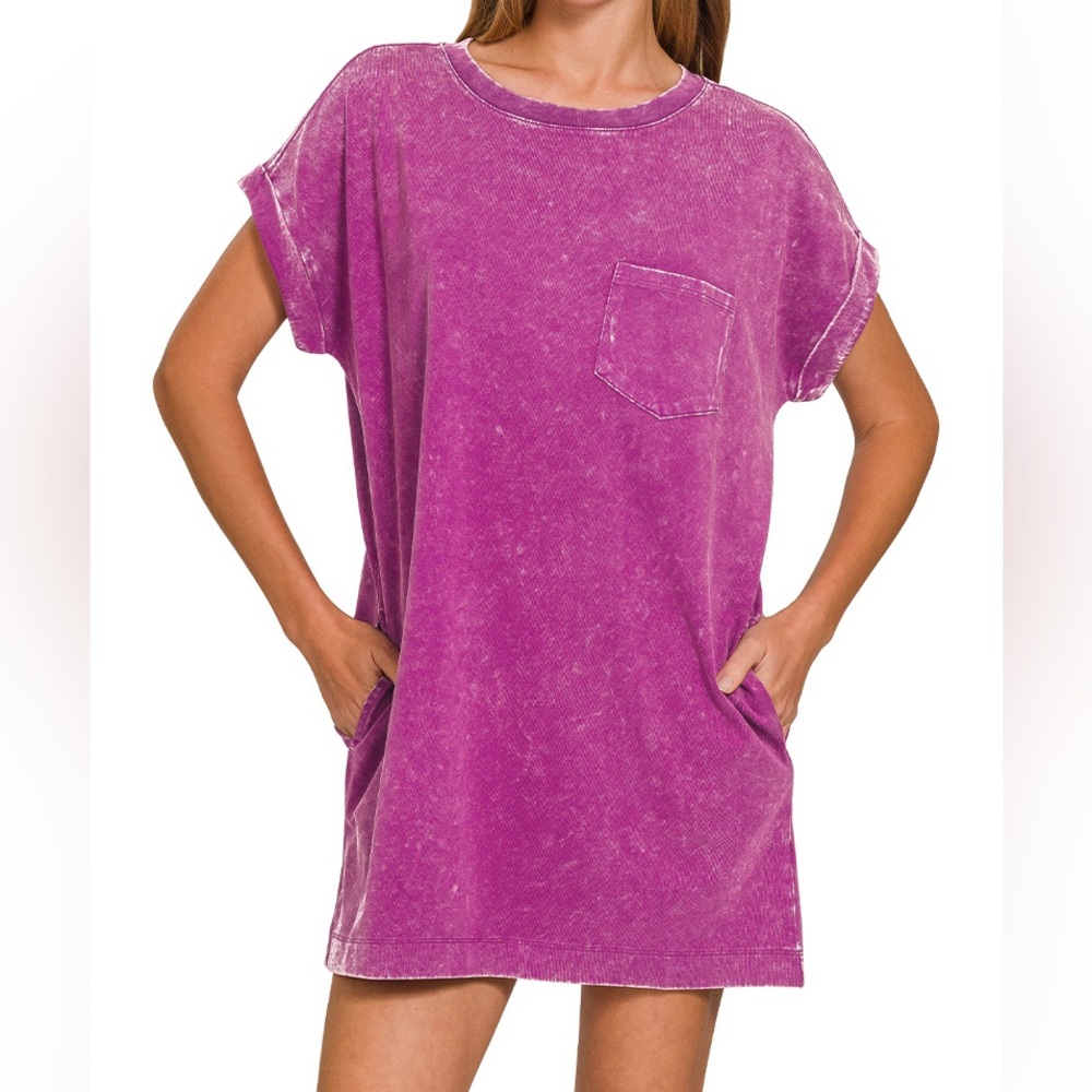 Zenana Outfitters Purple Casual Dress